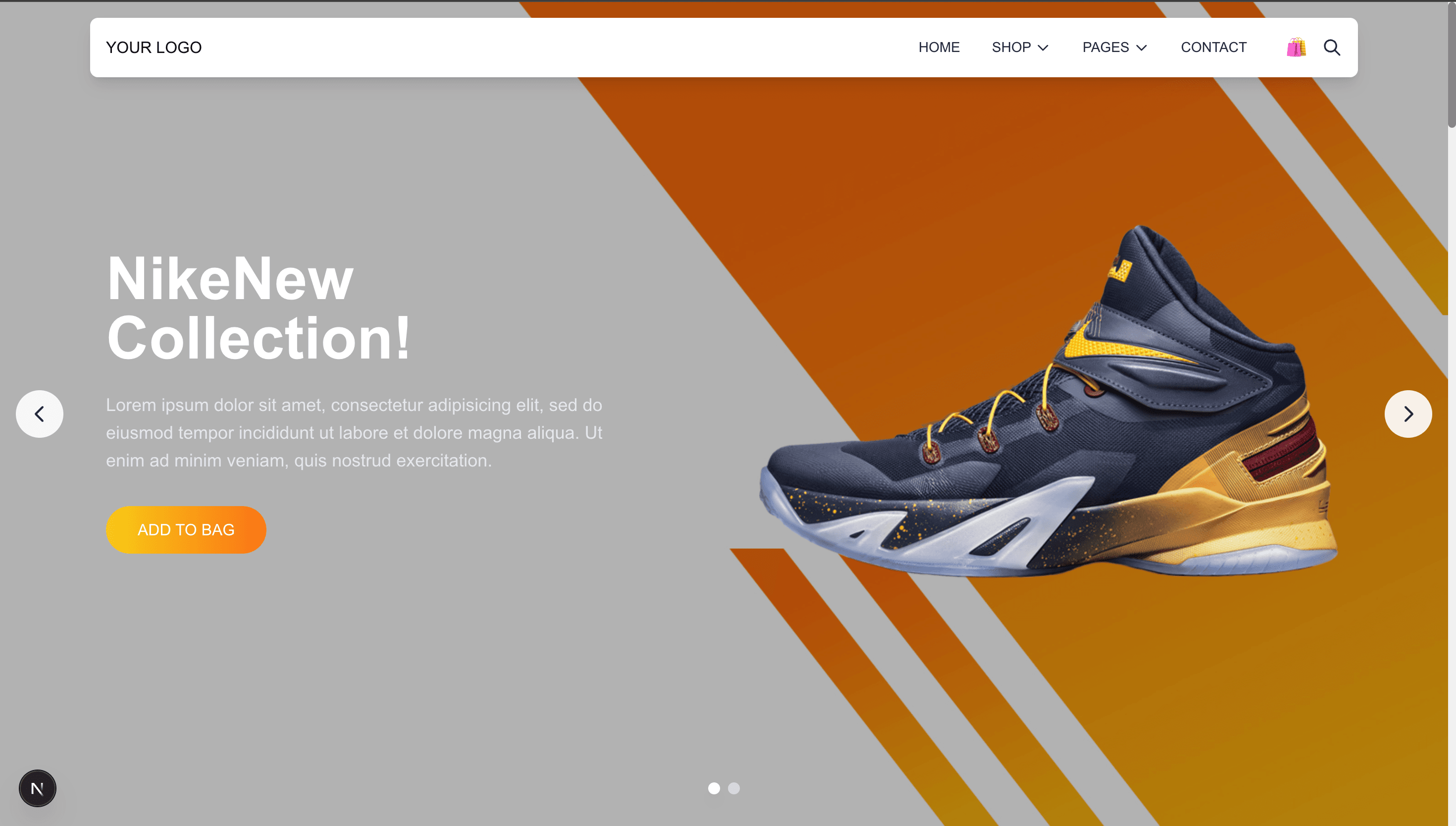 E-commerce Template Free