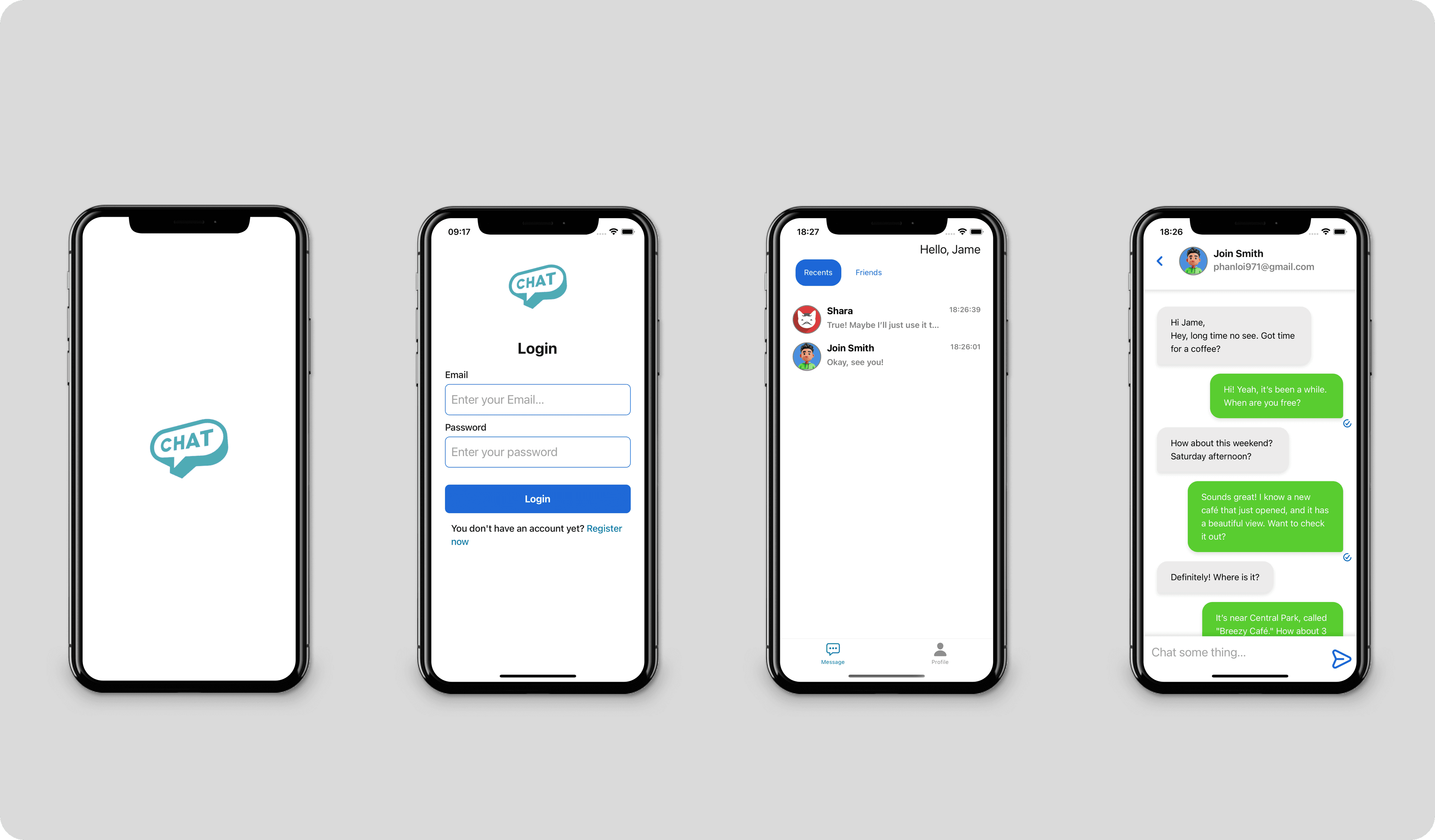 React-native chat app